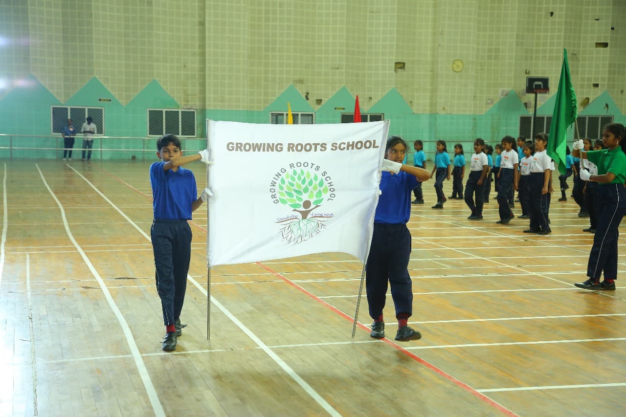 School flag march